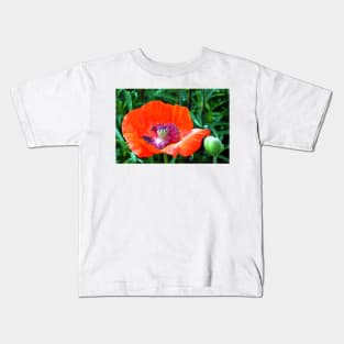 Red Poppy Kids T-Shirt